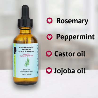 Rosemary Mint Premium Scalp & Hair Oil