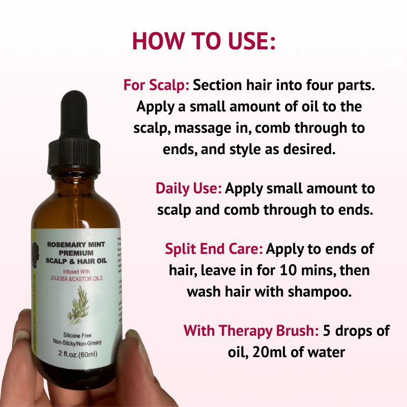 Rosemary Mint Premium Scalp & Hair Oil